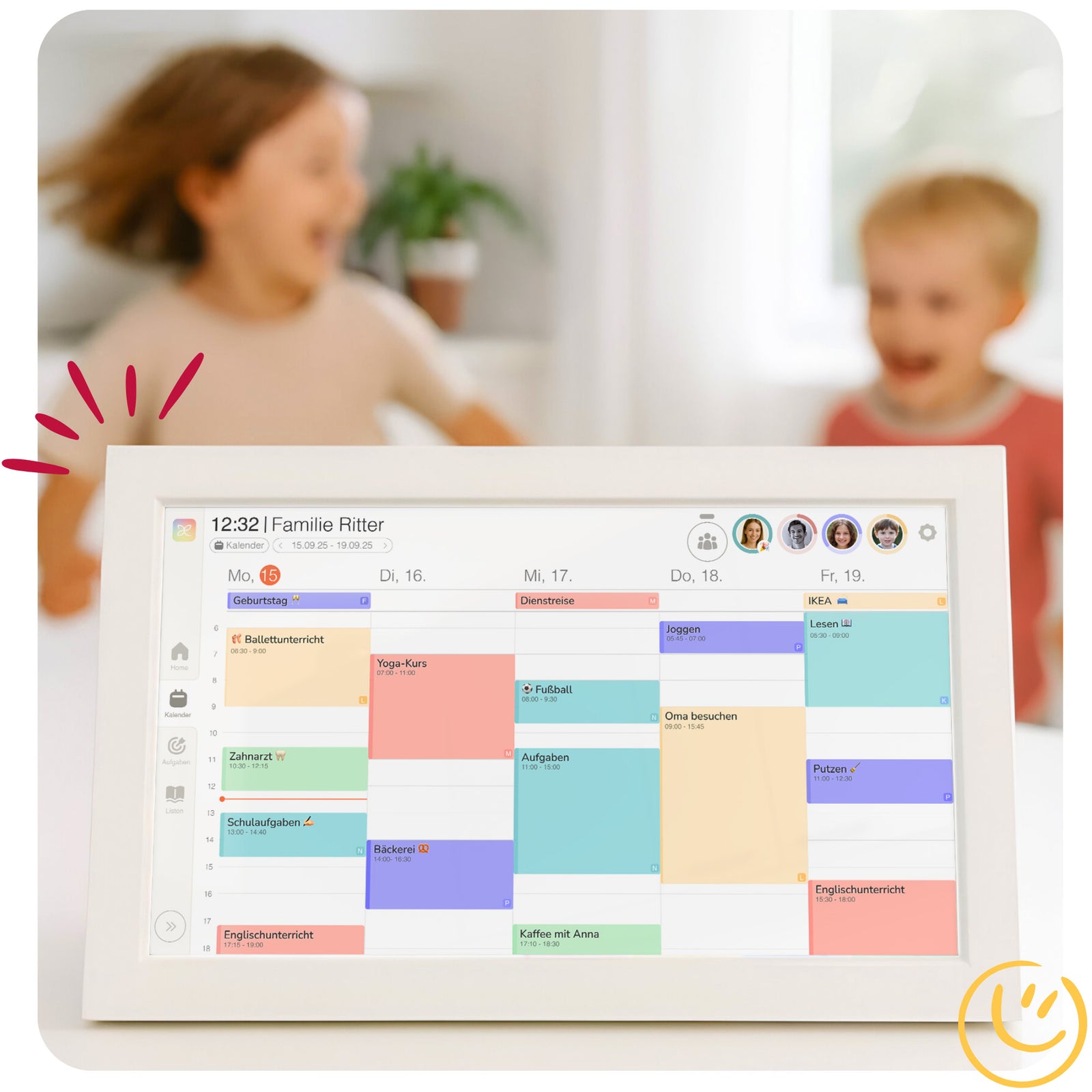 Dæly® - Der digitale Familienkalender für einen entspannten Alltag
